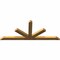 Ekena Millwork Saratoga Rough Sawn Timber Gable Bracket, Western Red Cedar, 108"W x 45"H x 4"D x 6"F, 10/12 Pitch GBW108X45X0406SAR00RWR - alternate 3
